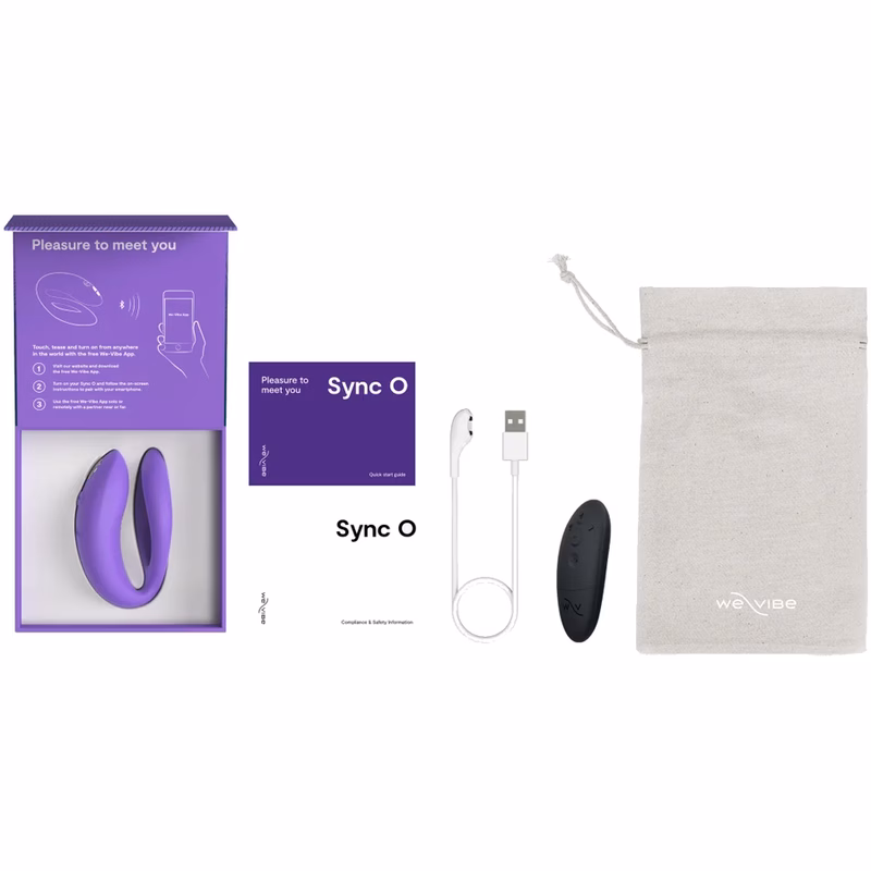 WE-VIBE - SYNC O VIBRADOR PARA PAREJAS CON ESTIMULACIÓN ENVOLVENTE PÚRPURA CLARO - Imagen 2