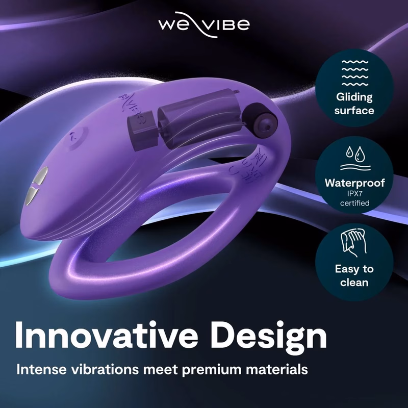WE-VIBE - SYNC O VIBRADOR PARA PAREJAS CON ESTIMULACIÓN ENVOLVENTE PÚRPURA CLARO - Imagen 9