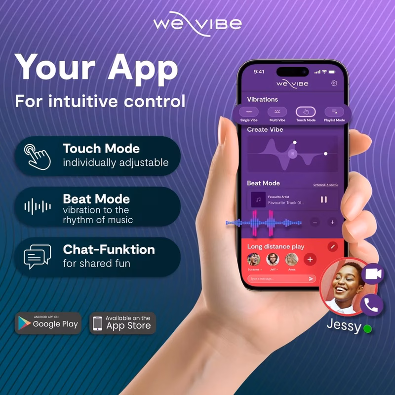 WE-VIBE - SYNC O VIBRADOR PARA PAREJAS CON ESTIMULACIÓN ENVOLVENTE PÚRPURA CLARO - Imagen 10
