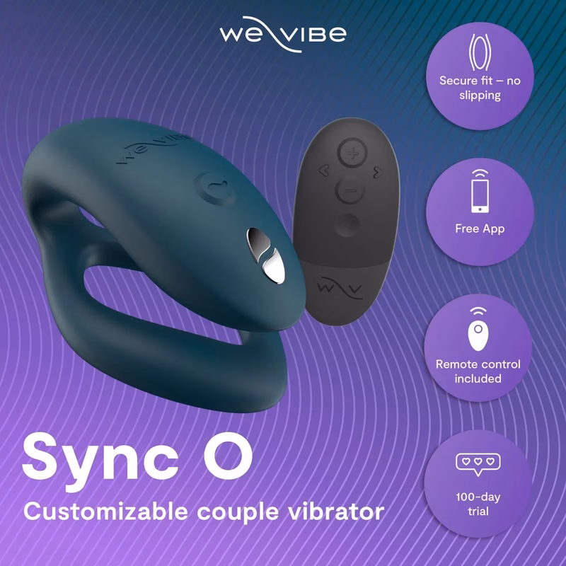WE-VIBE - SYNC 2 VIBRADOR AJUSTABLE PARA PAREJAS VERDE TERCIOPELO - Imagen 4