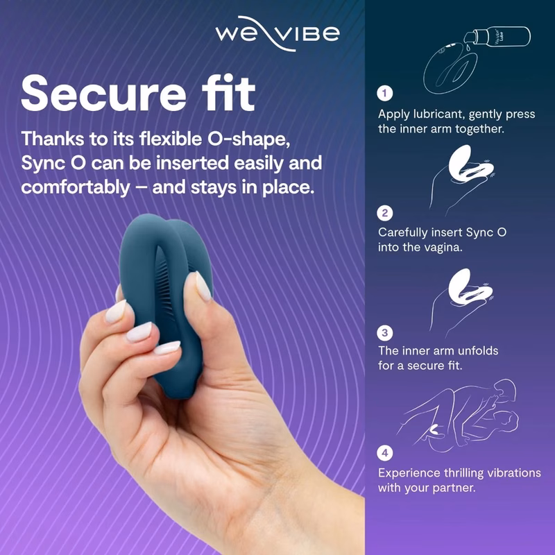 WE-VIBE - SYNC 2 VIBRADOR AJUSTABLE PARA PAREJAS VERDE TERCIOPELO - Imagen 5
