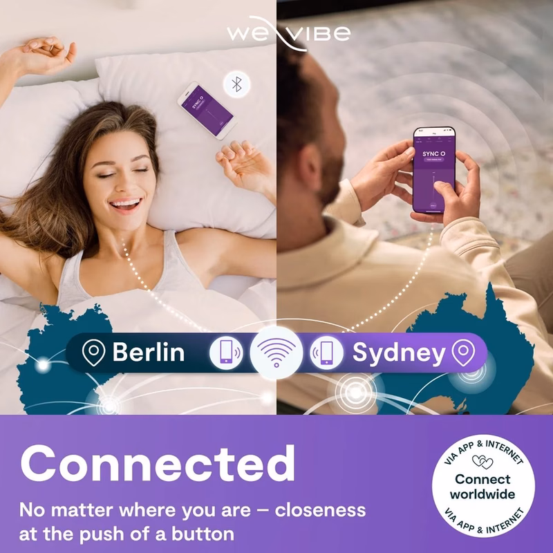 WE-VIBE - SYNC 2 VIBRADOR AJUSTABLE PARA PAREJAS VERDE TERCIOPELO - Imagen 6