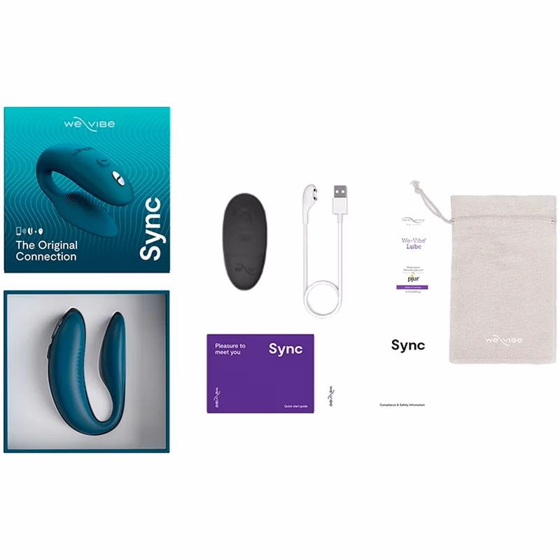 WE-VIBE - SYNC 2 VIBRADOR AJUSTABLE PARA PAREJAS VERDE TERCIOPELO - Imagen 3