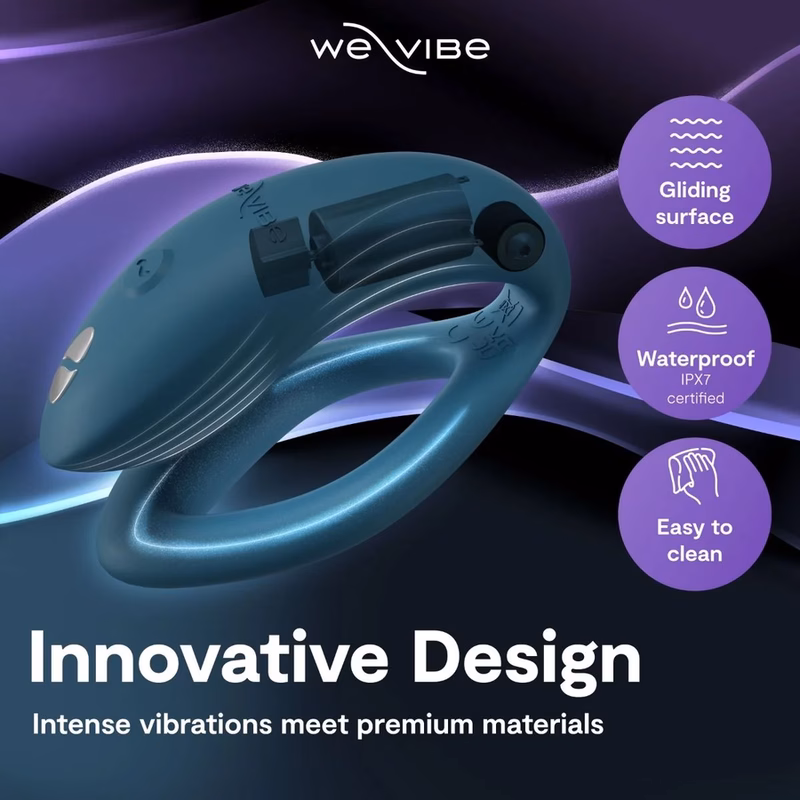 WE-VIBE - SYNC 2 VIBRADOR AJUSTABLE PARA PAREJAS VERDE TERCIOPELO - Imagen 8