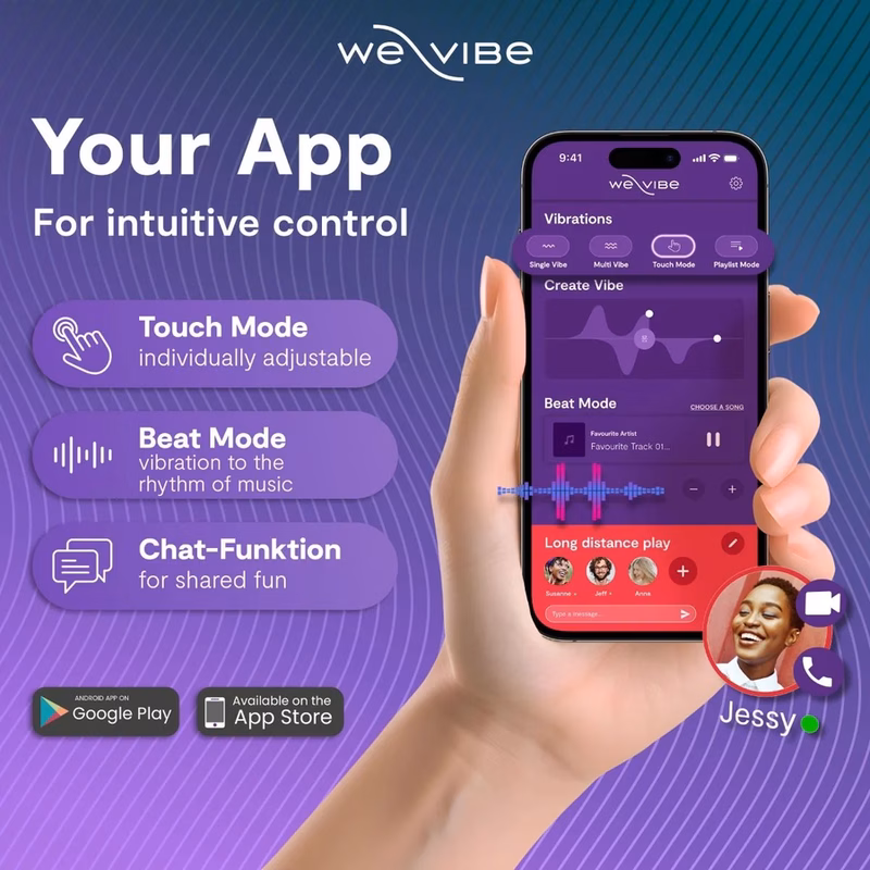 WE-VIBE - SYNC 2 VIBRADOR AJUSTABLE PARA PAREJAS VERDE TERCIOPELO - Imagen 9