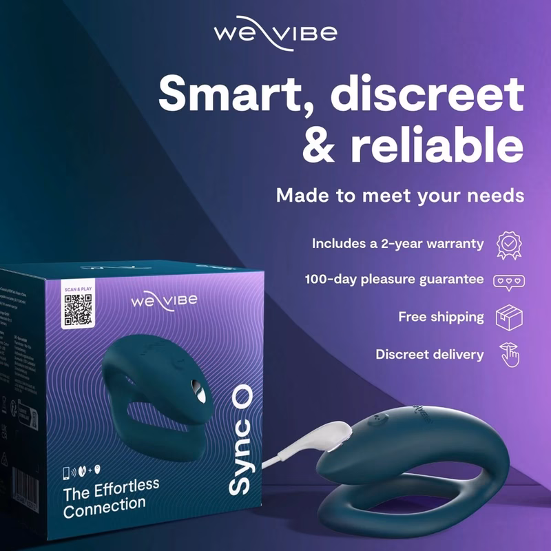 WE-VIBE - SYNC 2 VIBRADOR AJUSTABLE PARA PAREJAS VERDE TERCIOPELO - Imagen 10