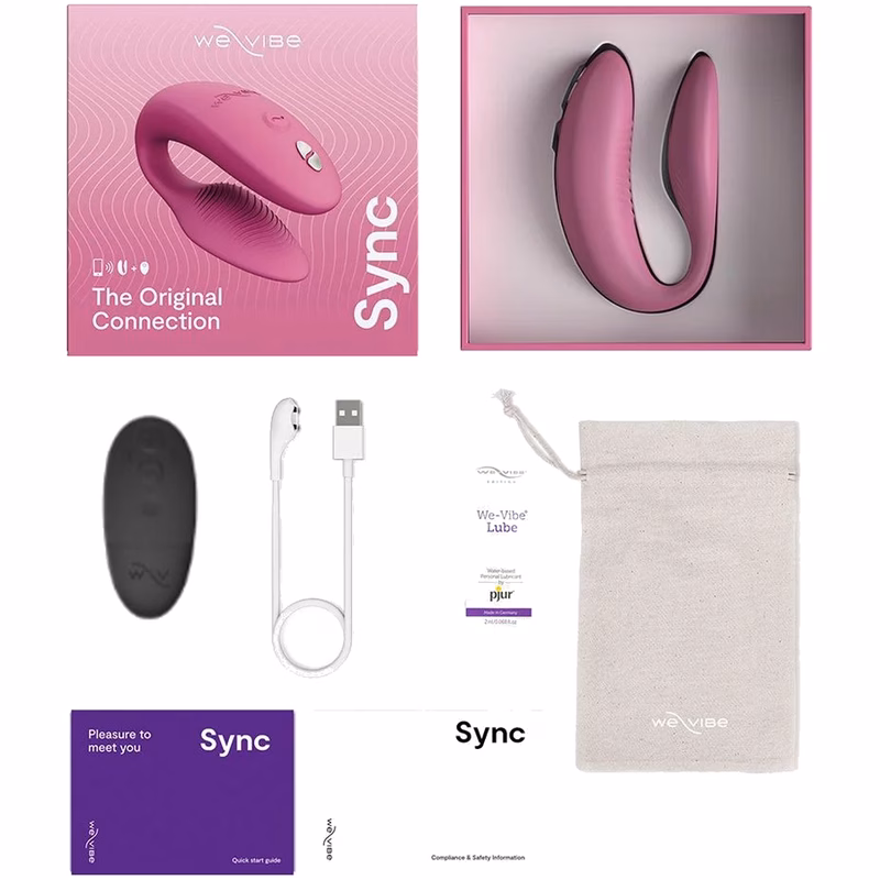 WE-VIBE - SYNC 2 VIBRADOR AJUSTABLE PARA PAREJAS ROSA - Imagen 8