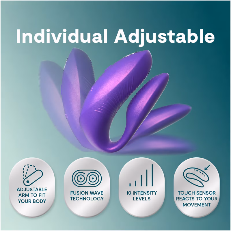 WE-VIBE - CHORUS PRO VIBRADOR PREMIUM PARA PAREJAS PÚRPURA CÓSMICO - Imagen 6