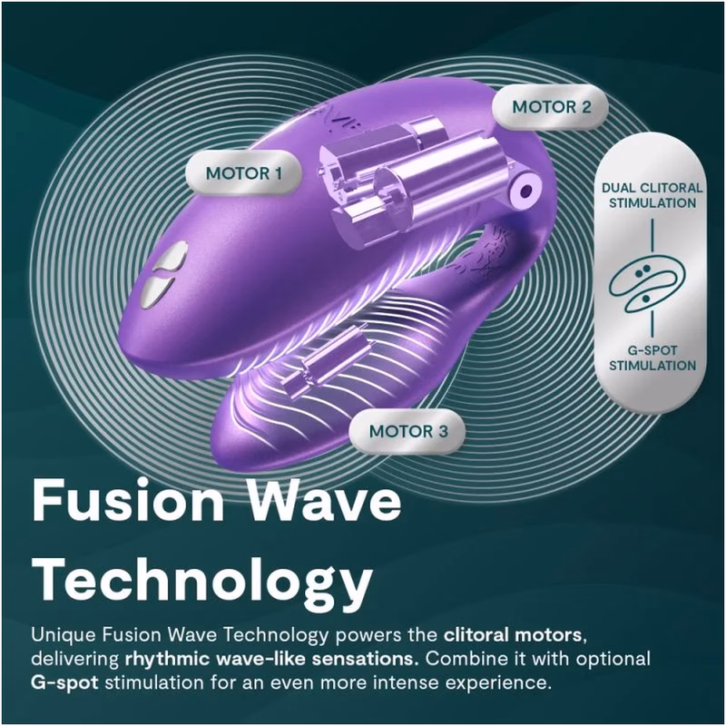 WE-VIBE - CHORUS PRO VIBRADOR PREMIUM PARA PAREJAS PÚRPURA CÓSMICO - Imagen 7