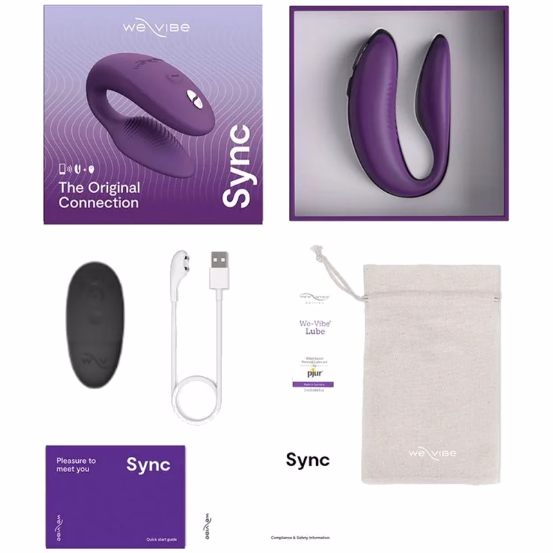 WE-VIBE - SYNC 2 VIBRADOR AJUSTABLE PARA PAREJAS PÚRPURA - Imagen 8