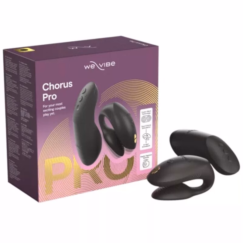 WE-VIBE - CHORUS PRO VIBRADOR PREMIUM PARA PAREJAS NEGRO SATINADO - Imagen 2