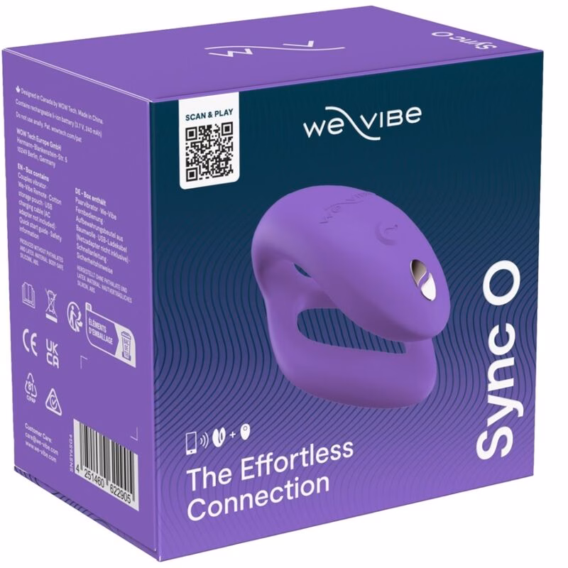 WE-VIBE - SYNC O VIBRADOR PARA PAREJAS CON ESTIMULACIÓN ENVOLVENTE PÚRPURA CLARO - Imagen 11
