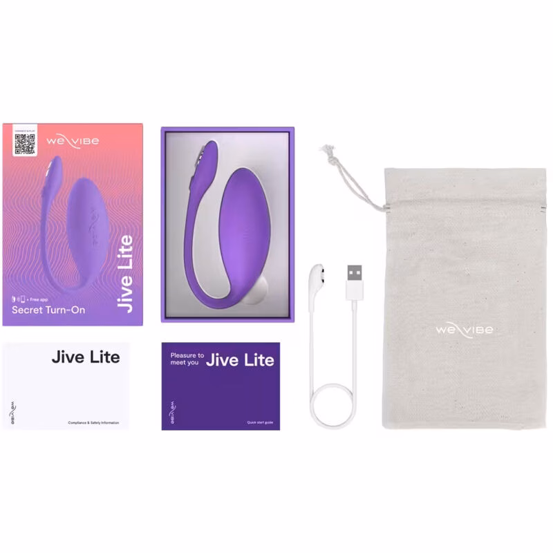 WE-VIBE - JIVE LITE VIBRADOR HUEVO PONIBLE CON CONTROL POR APLICACIÓN PÚRPURA - Imagen 16