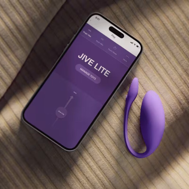 WE-VIBE - JIVE LITE VIBRADOR HUEVO PONIBLE CON CONTROL POR APLICACIÓN PÚRPURA - Imagen 15
