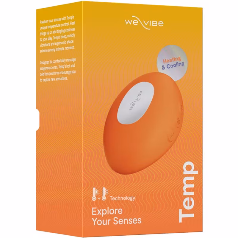 WE-VIBE - TEMP VIBRADOR CON FUNCIÓN DE CALOR Y FRÍO MANDARINA - Imagen 16