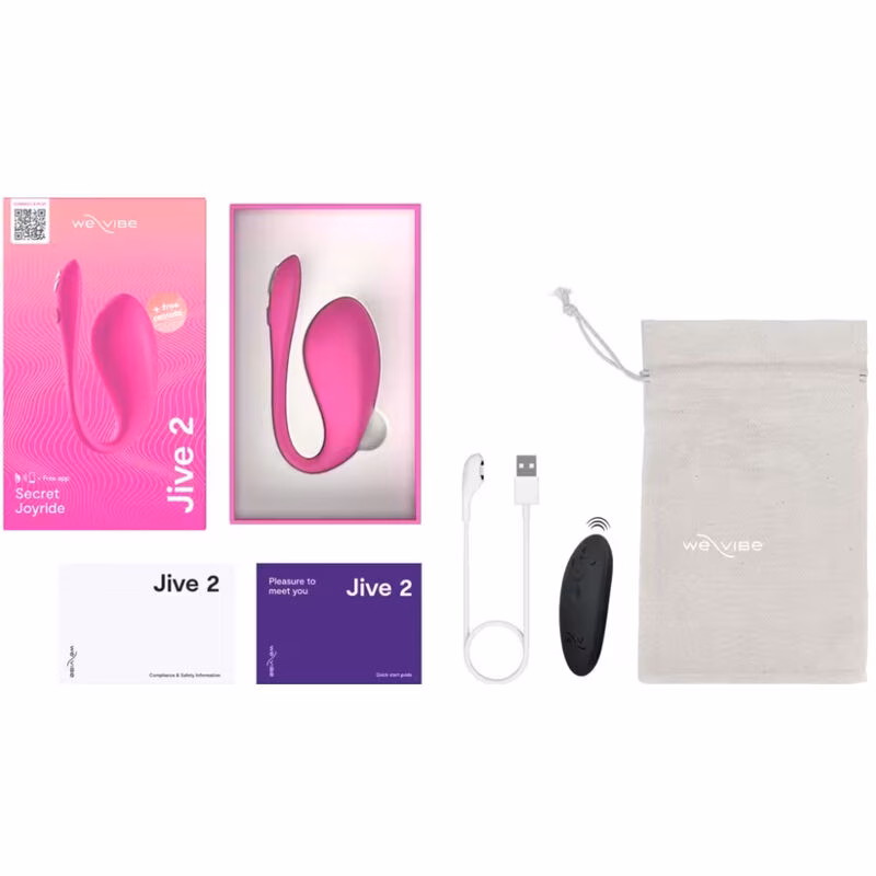 WE-VIBE - JIVE 2 VIBRADOR HUEVO PONIBLE ROSA ELÉCTRICO - Imagen 14