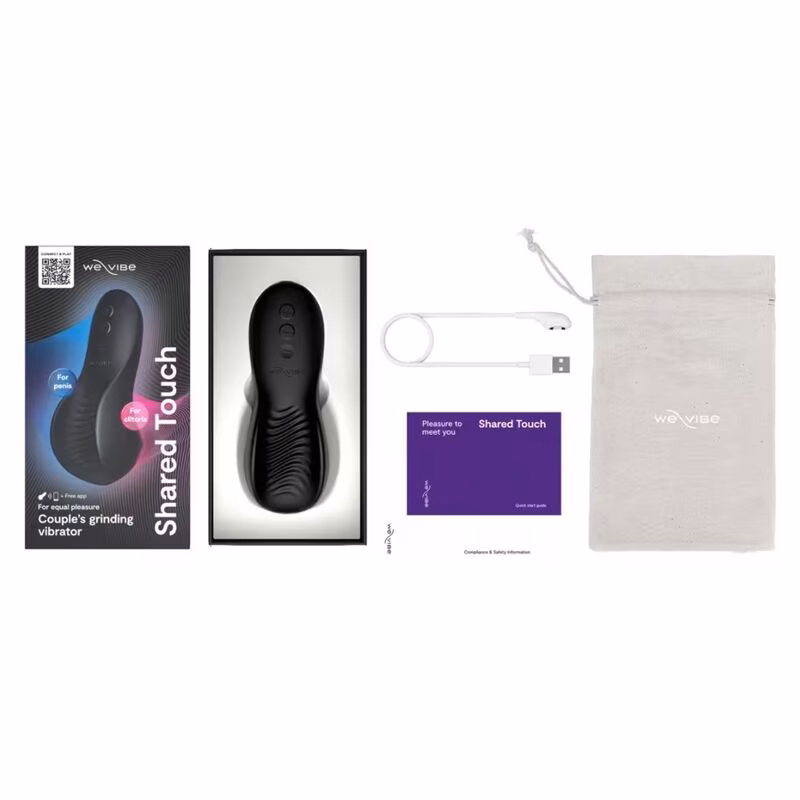 WE-VIBE - SHARED TOUCH VIBRADOR PARA PAREJAS DE DOBLE CARA NEGRO - Imagen 12