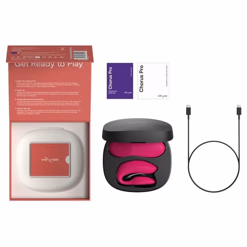 WE-VIBE - CHORUS PRO VIBRADOR PREMIUM PARA PAREJAS ROSA ELÉCTRICO - Imagen 15